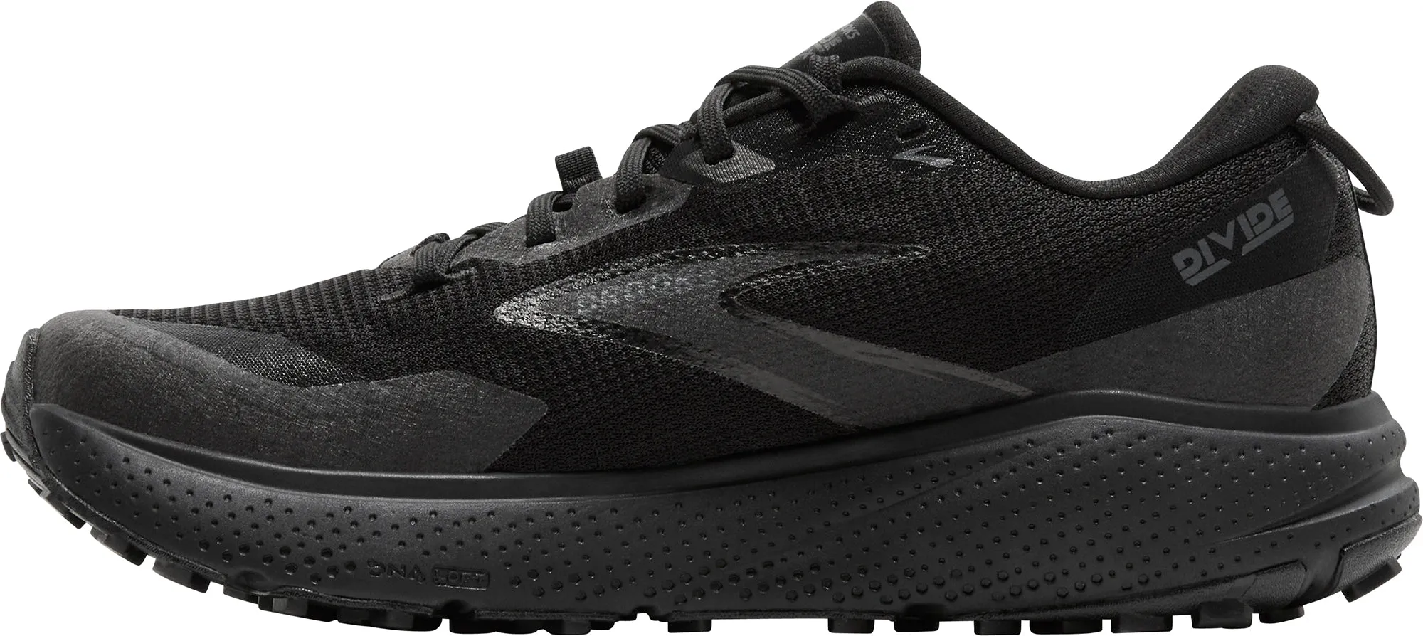 Brooks Divide 6 GORE-TEX Womens Trail Running Shoes - Black Rolling Motion Guide