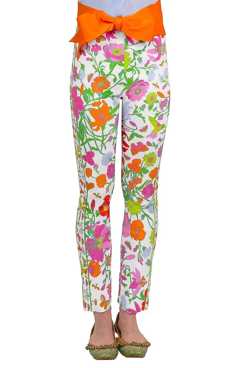 Gym Leggings Gretchen Scott | GripeLess Pull On Pant | Women's | Bright Birds and Bees