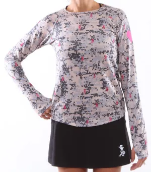 Urban Style Desert Camp Long Sleeve Performance Top Cozy Layer Fit