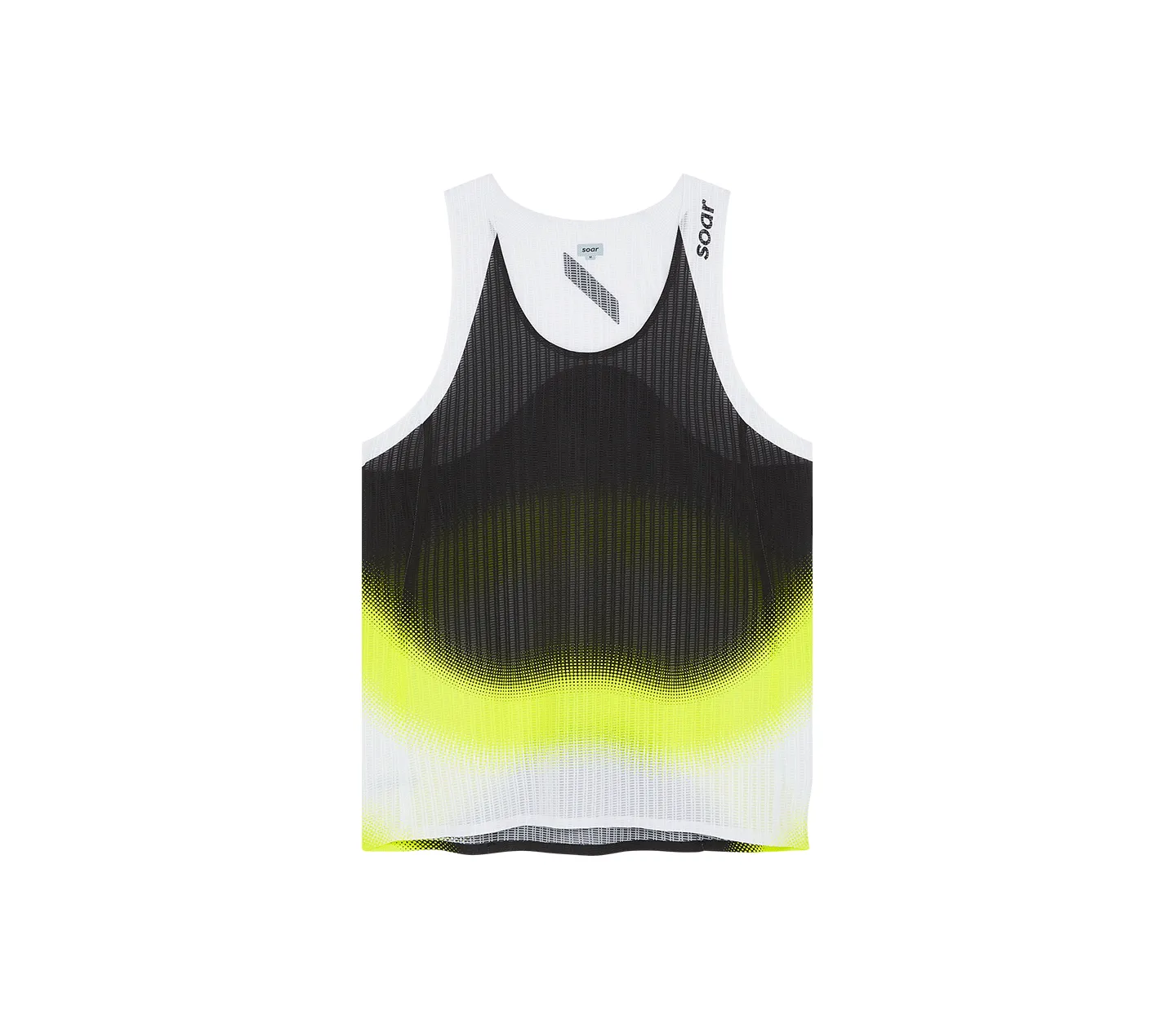 Commander - directed Women's Race Vest | Black/Yellow Stripe