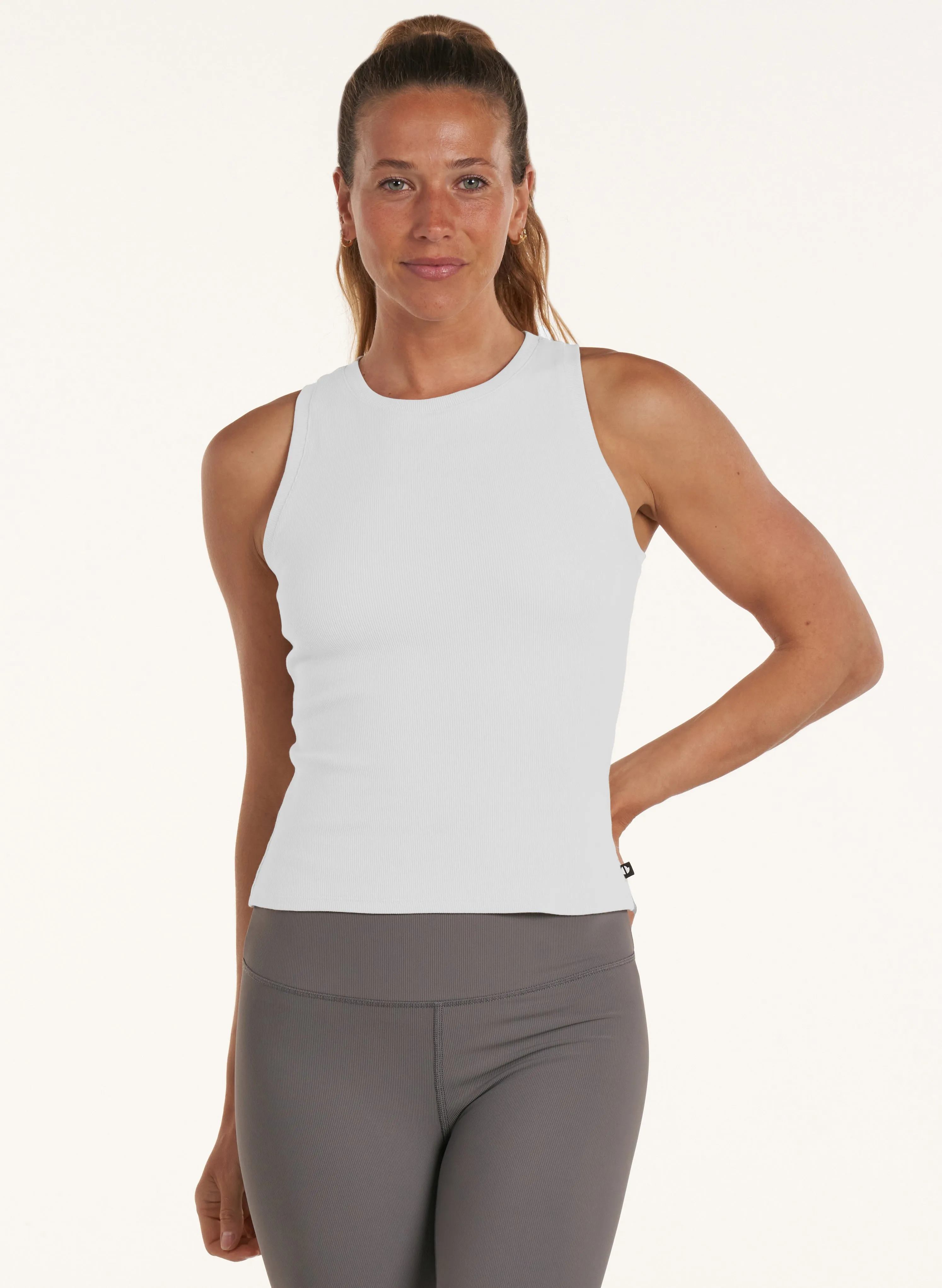 real time monitoring Wide Armholes Classic Crew Neck Tank
