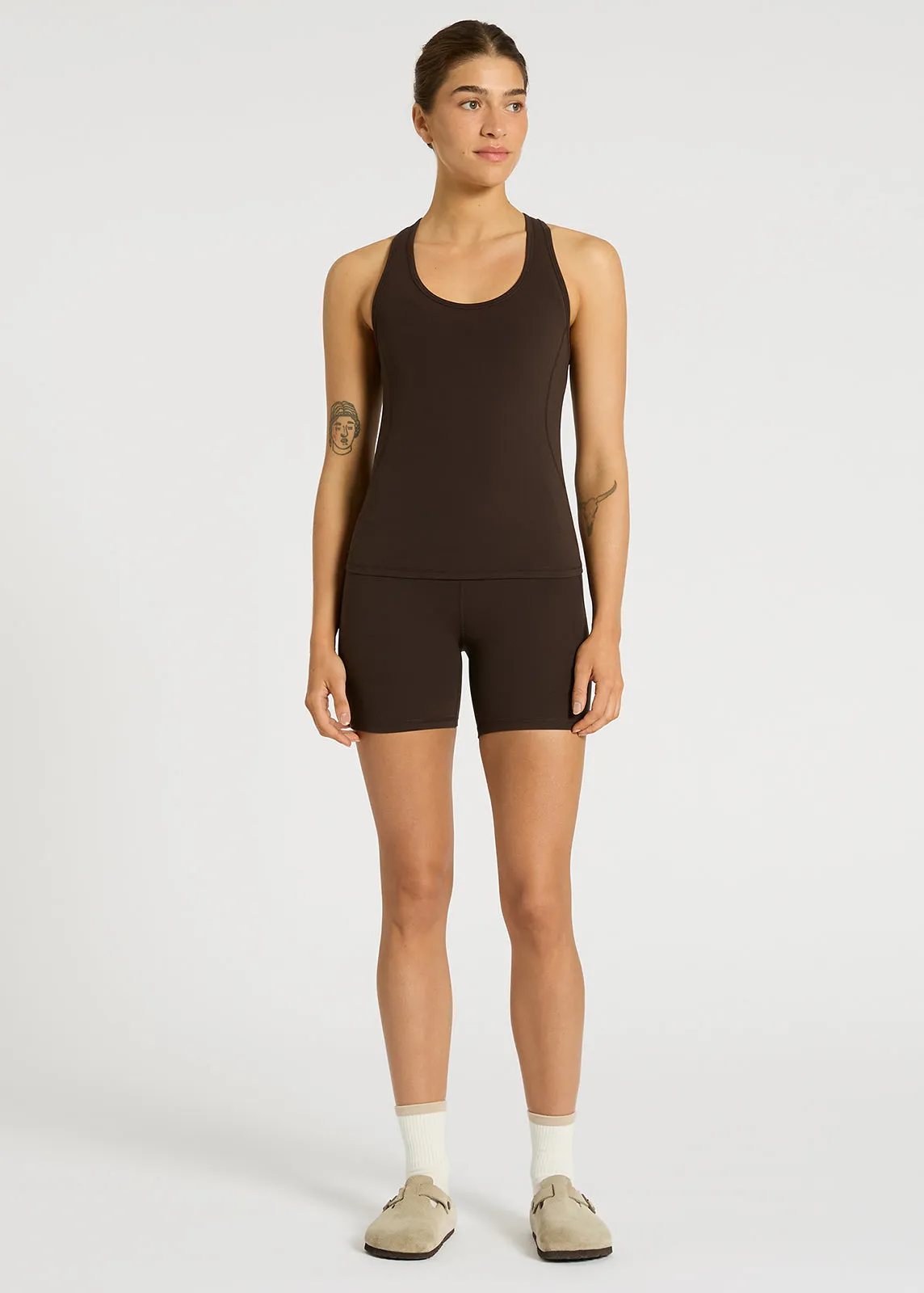 In Motion Racerback Tank camouflage color