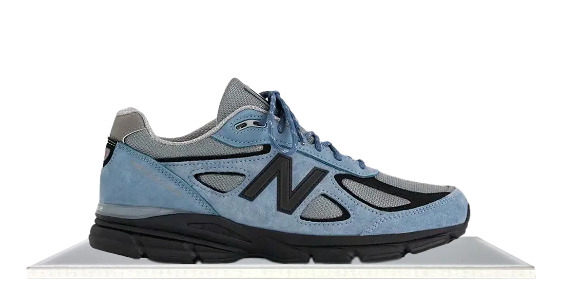 New Balance 990v4 MiUSA Teddy Santis Arctic Grey Black Proprioceptive Design