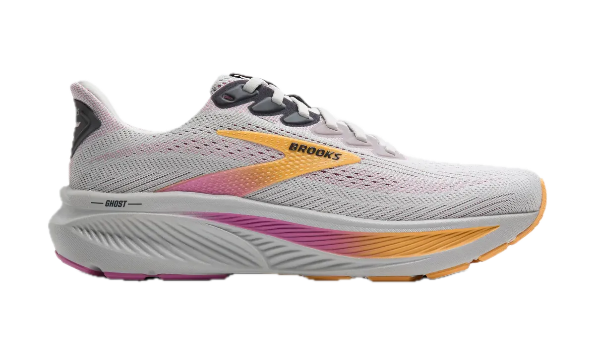 Women's Brooks Ghost 17 Flexible Arch running in hot weather shoes Adaptive Responsiveness