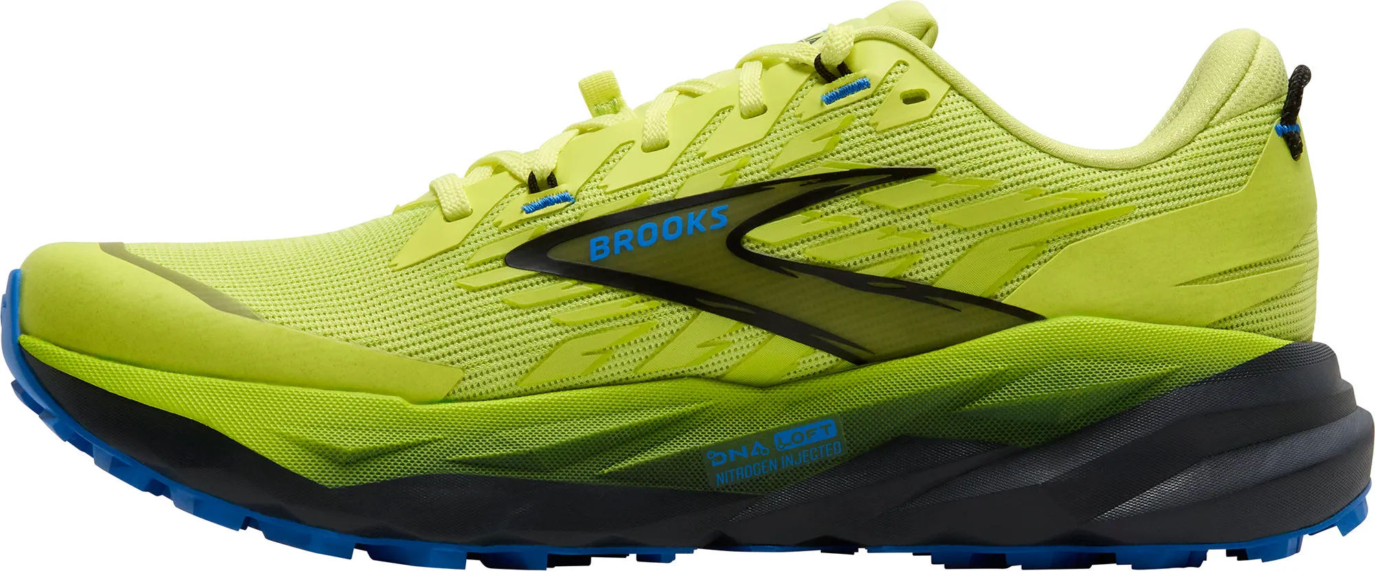 Anti Odour Treatment Brooks Cascadia 19 Mens Trail Running Shoes - Green