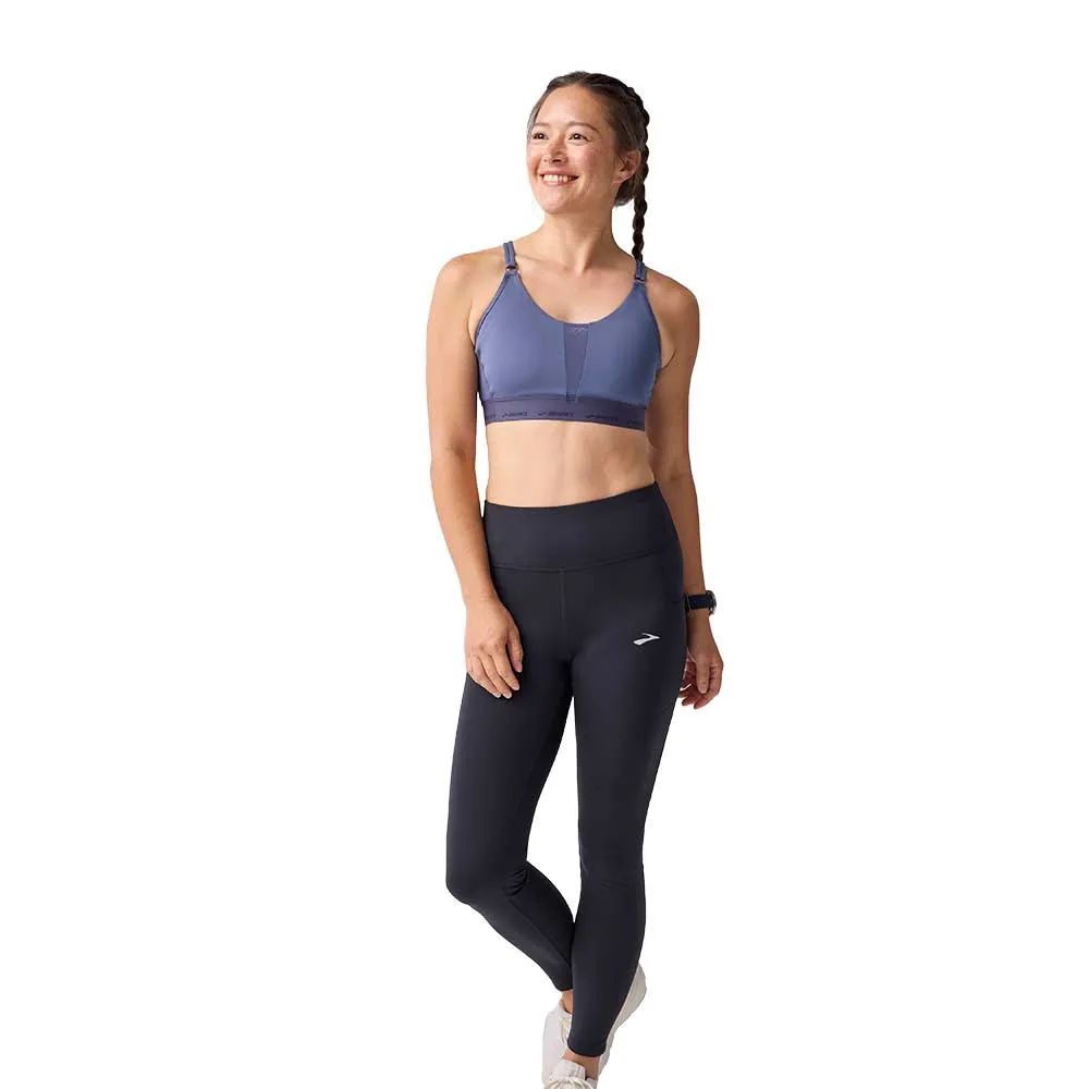 natural materials Embellished Women's Plunge 3.0 Sports Bra - Nightshadow