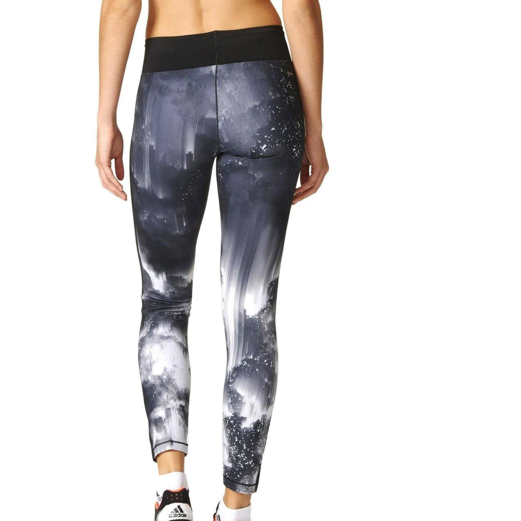 Studio Essential adidas Wow Drop 3 Womens Long Training Tights - Black