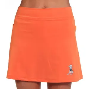 Mandarin Orange Mini Athletic Skirt (girls size 6-10) Sporty Edge Light Edge