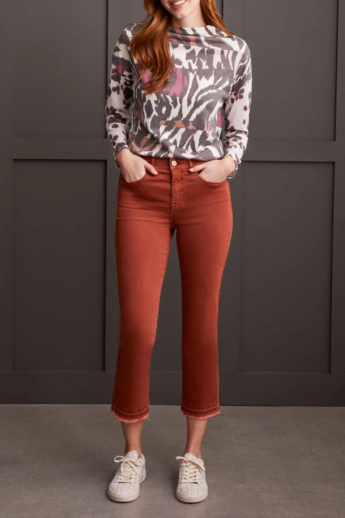 Tribal | Sophia Curvy Micro Flare Jeans | Women's Smooth Comfort