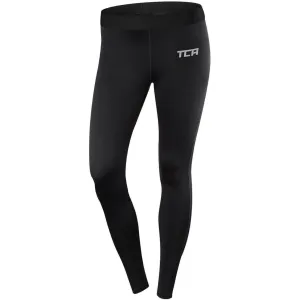 TCA Pro Performance Endurance Womens Long Running Tights - Black Non-Restrictive Fit