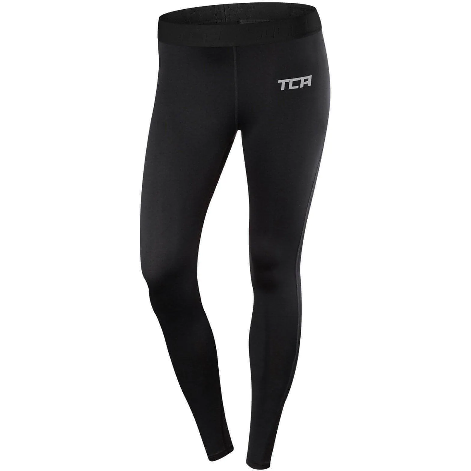 TCA Pro Performance Endurance Womens Long Running Tights - Black Non-Restrictive Fit
