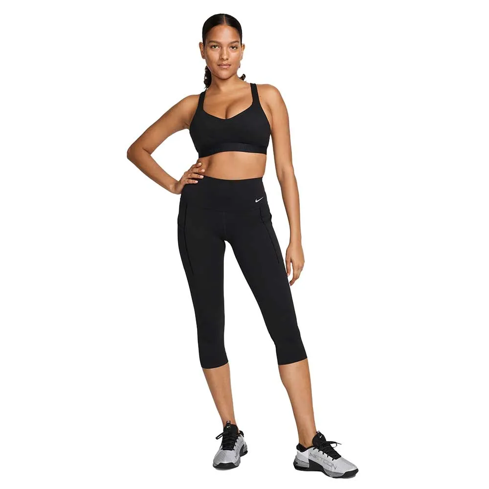 Flexible frame Seamless Fit Women's Indy High Support Bra - Black