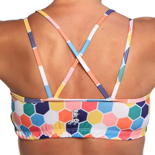 Honeycomb Strappy Top mix and match Stretchy Band