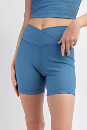 Seamless Rib Biker Shorts (Final Sale) Playful Look