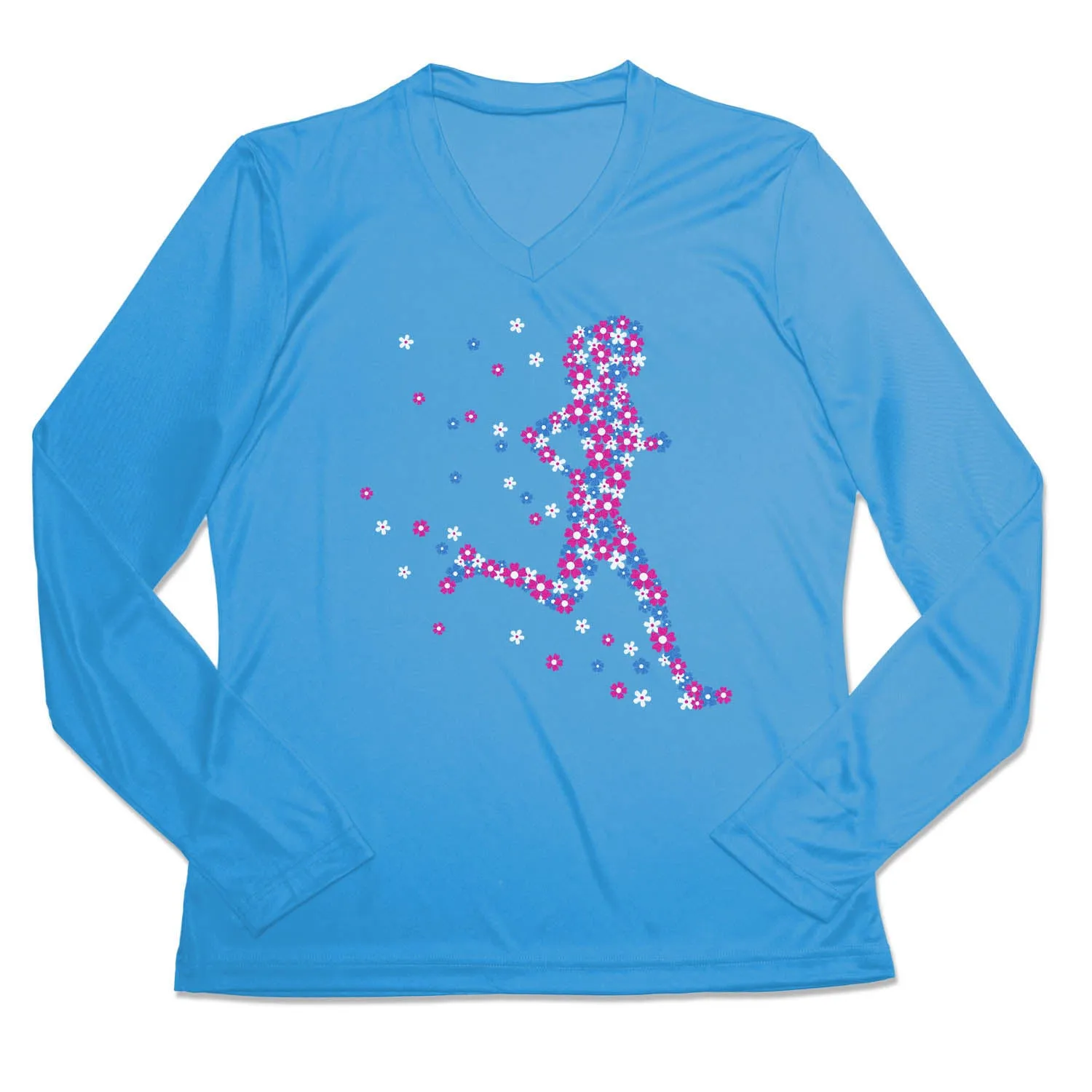 Women's Long Sleeve Tech Tee - Summer Runner Girl Cozy Vibes Multi Purpose Wear