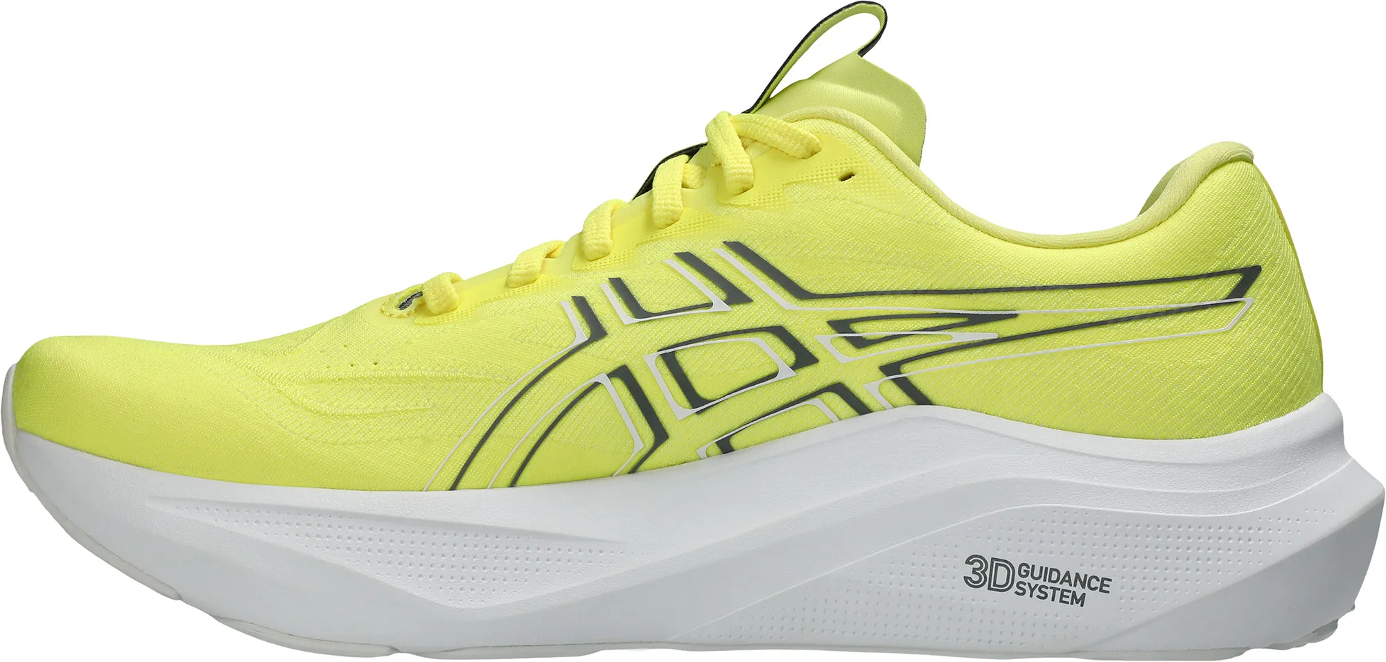 Enhanced Ground Contact Zones Pressure Mapped Padding Asics GT 2000 14 Mens Running Shoes - Yellow