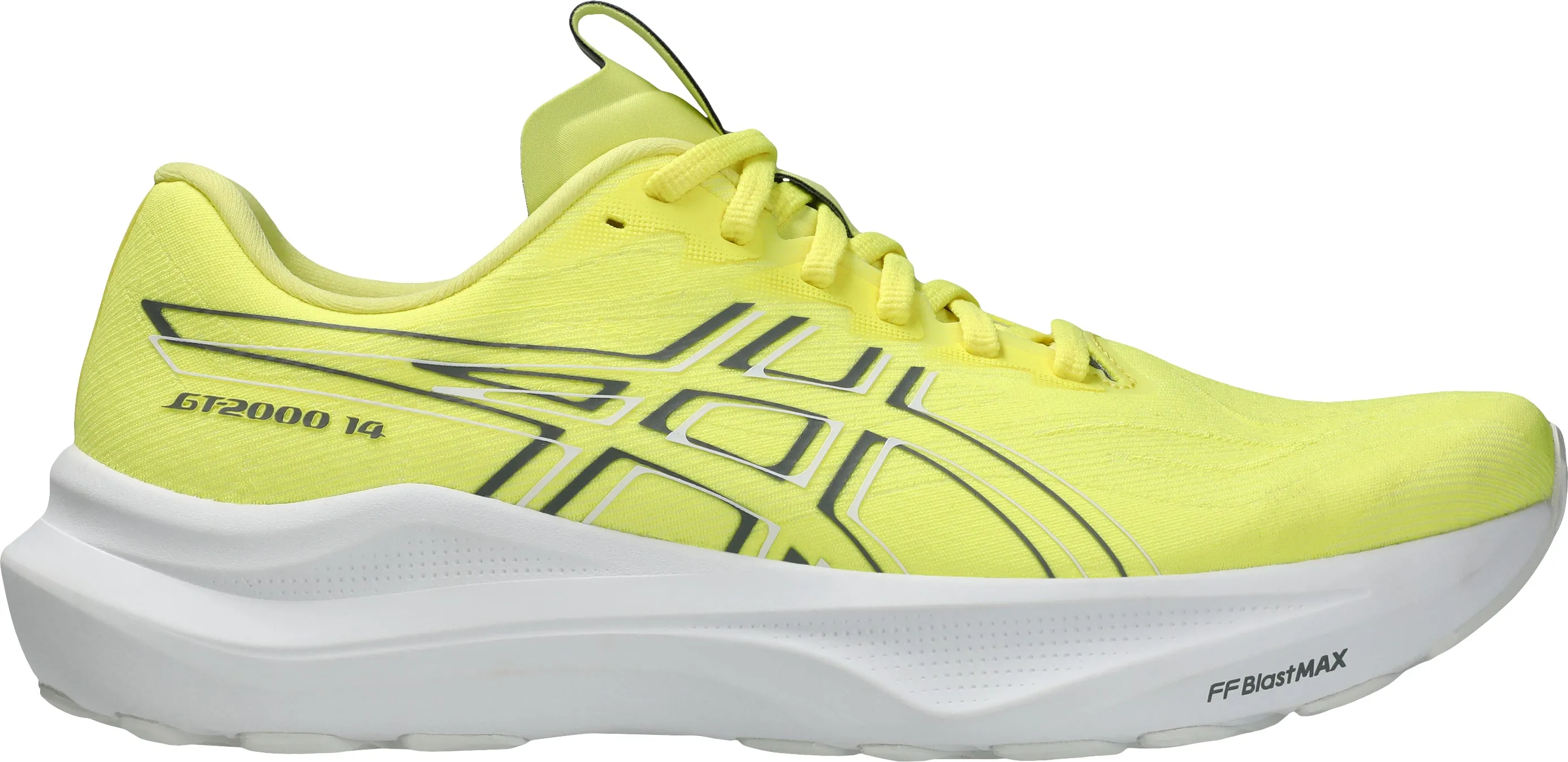 herringbone - design shoes muted - colored shoes Asics GT 2000 14 Mens Running Shoes - Yellow