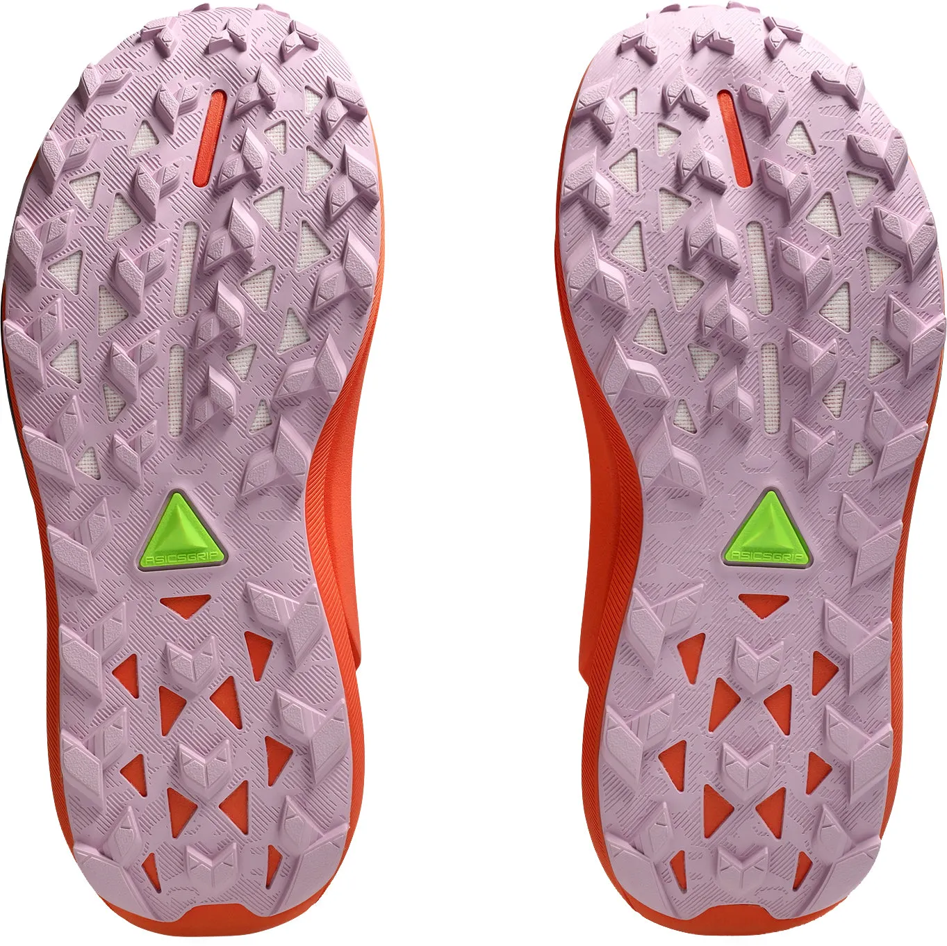 Asics Gel Trabuco 13 Womens Trail Running Shoes - Orange running on an indoor track shoes arch - hugging shoes