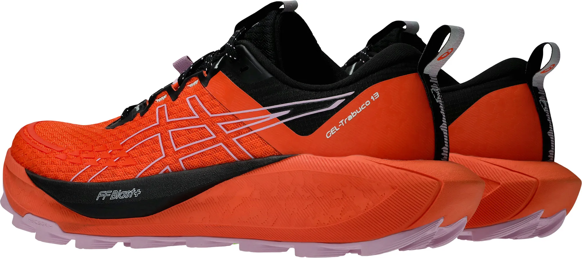morning - runner Asics Gel Trabuco 13 Womens Trail Running Shoes - Orange