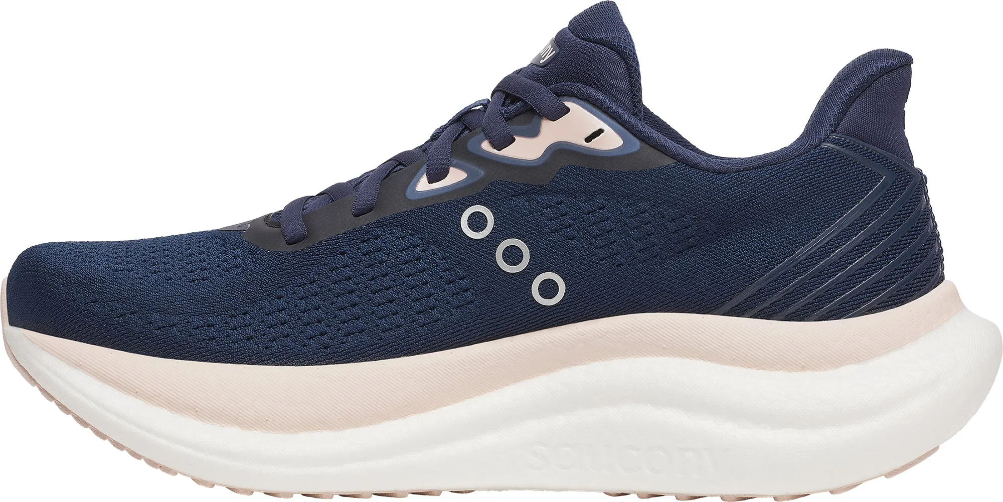 BreathableMesh running for stress relief shoes Saucony Triumph 23 Womens Running Shoes - Blue