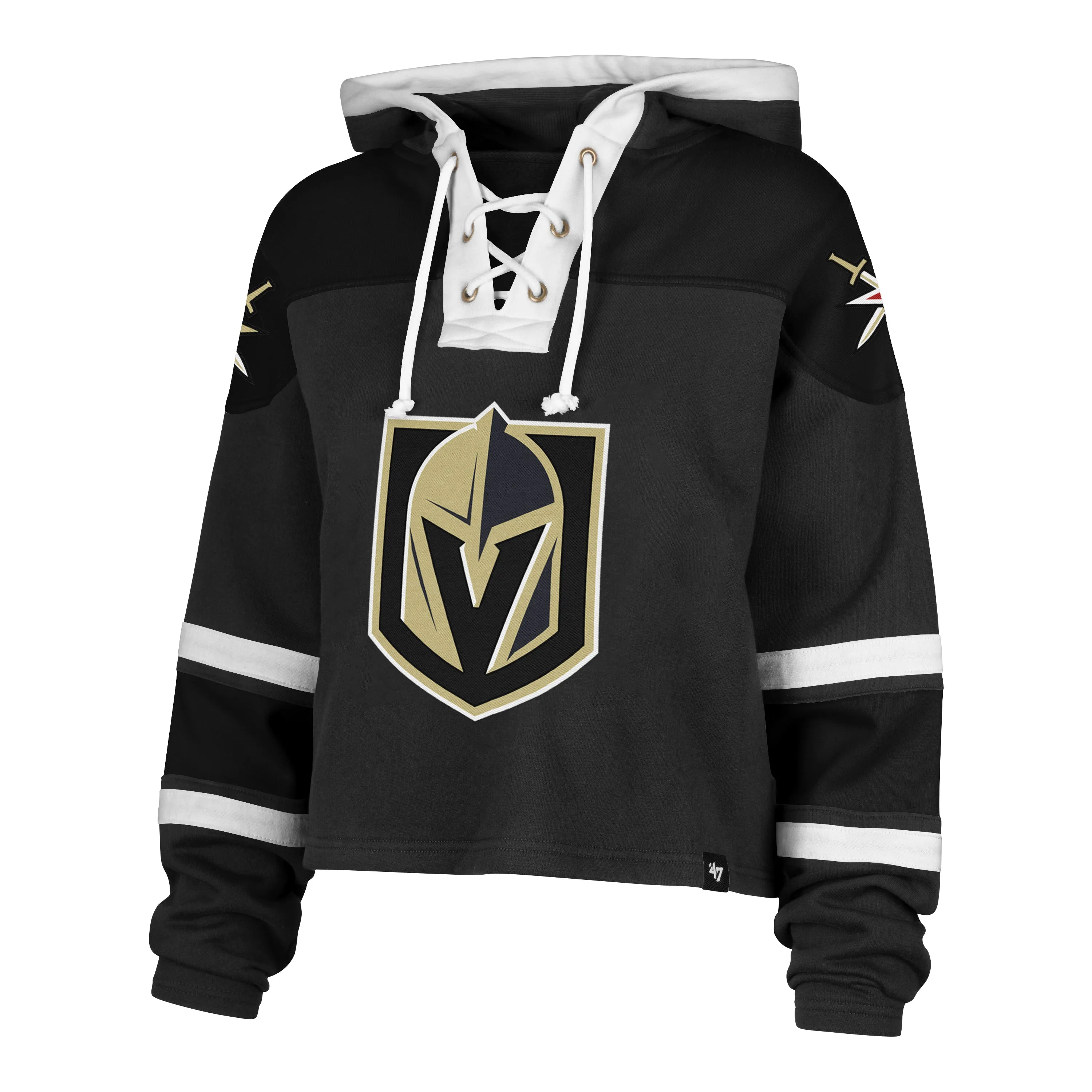 VEGAS GOLDEN KNIGHTS CROPPED SUPERIOR '47 LACER HOOD WOMENS GentleWaistband