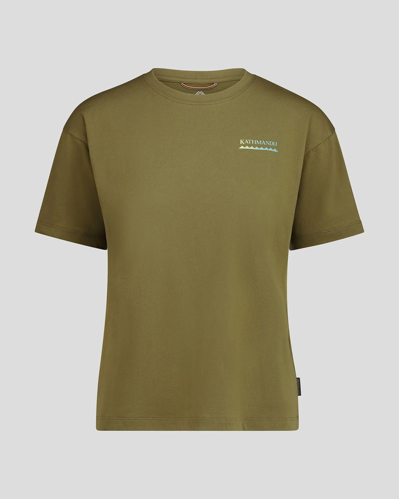 NonIrritating Fabric Camping attire Women's Heritage Organic Cotton T-shirt - Dark Fern