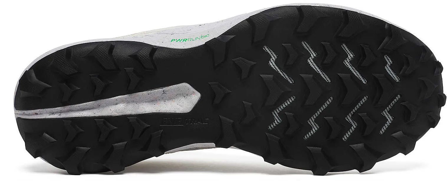 Saucony Peregrine RFG Womens Trail Running Shoes - White ethnic - themed running option Flexible forefoot