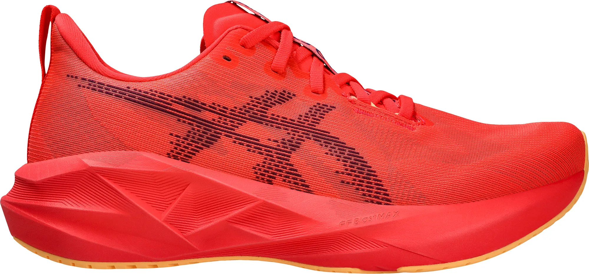 running in a delta area shoes Asics NovaBlast 5 Mens Running Shoes - Red