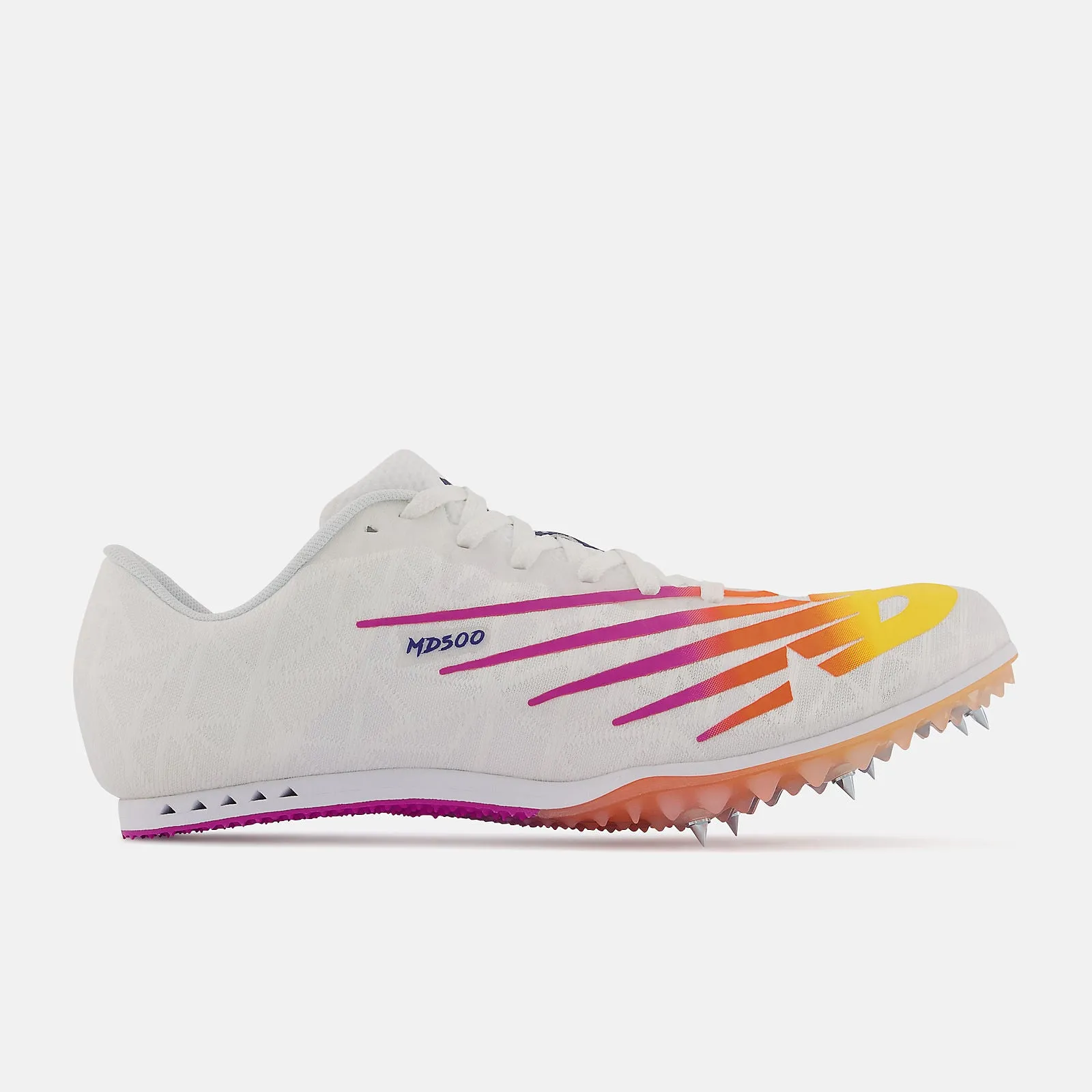 running - community running in a cantilever bridge area shoes Unisex MD500 v8 (W - White/Vibrant Violet)