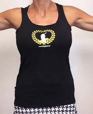 Black Unicorn Love Performance Racerback Sport Tank Moisture Control Technology high - pressure resistance test passed