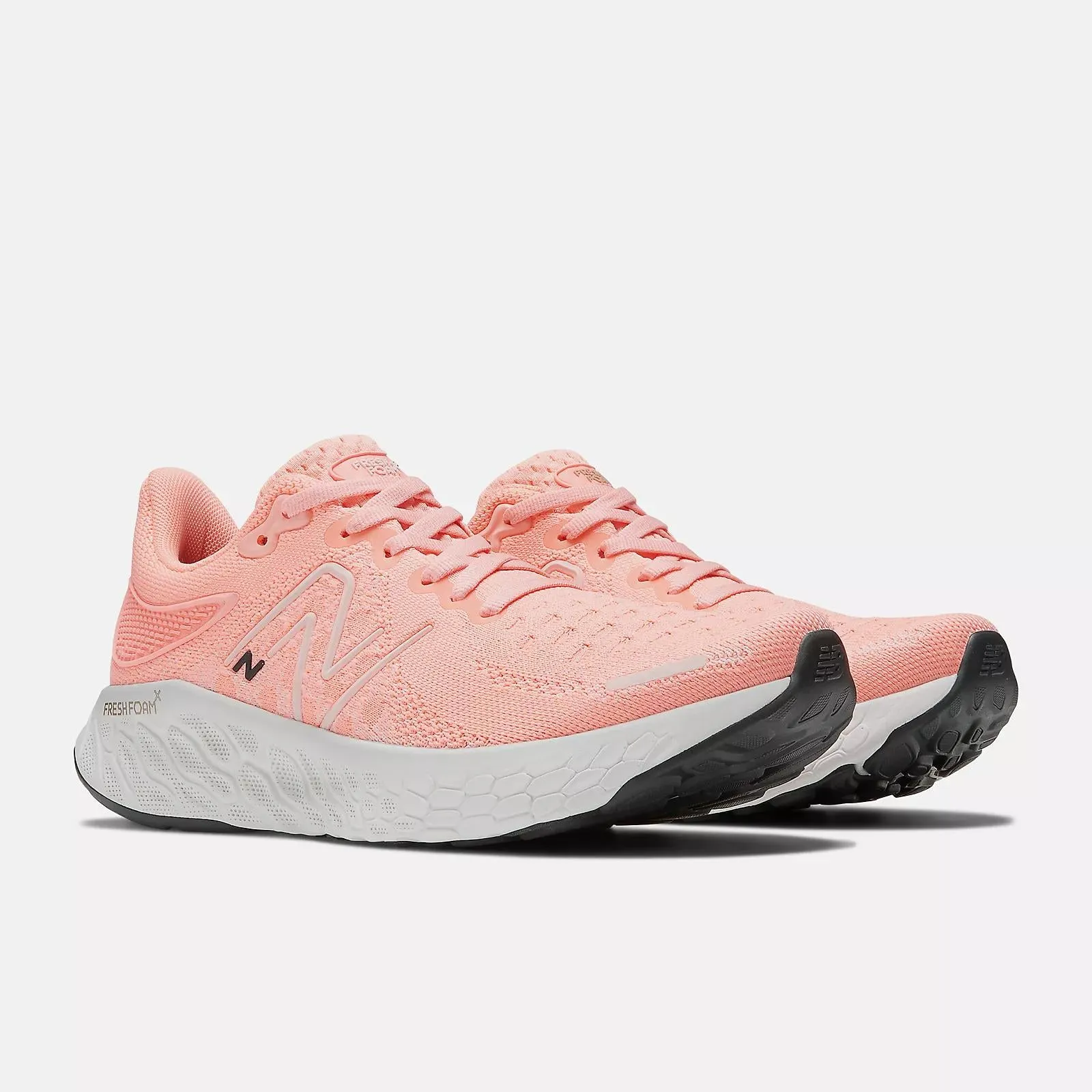reinforced - areas New Balance Women's Fresh Foam X 1080v12 (Pink/Grey)