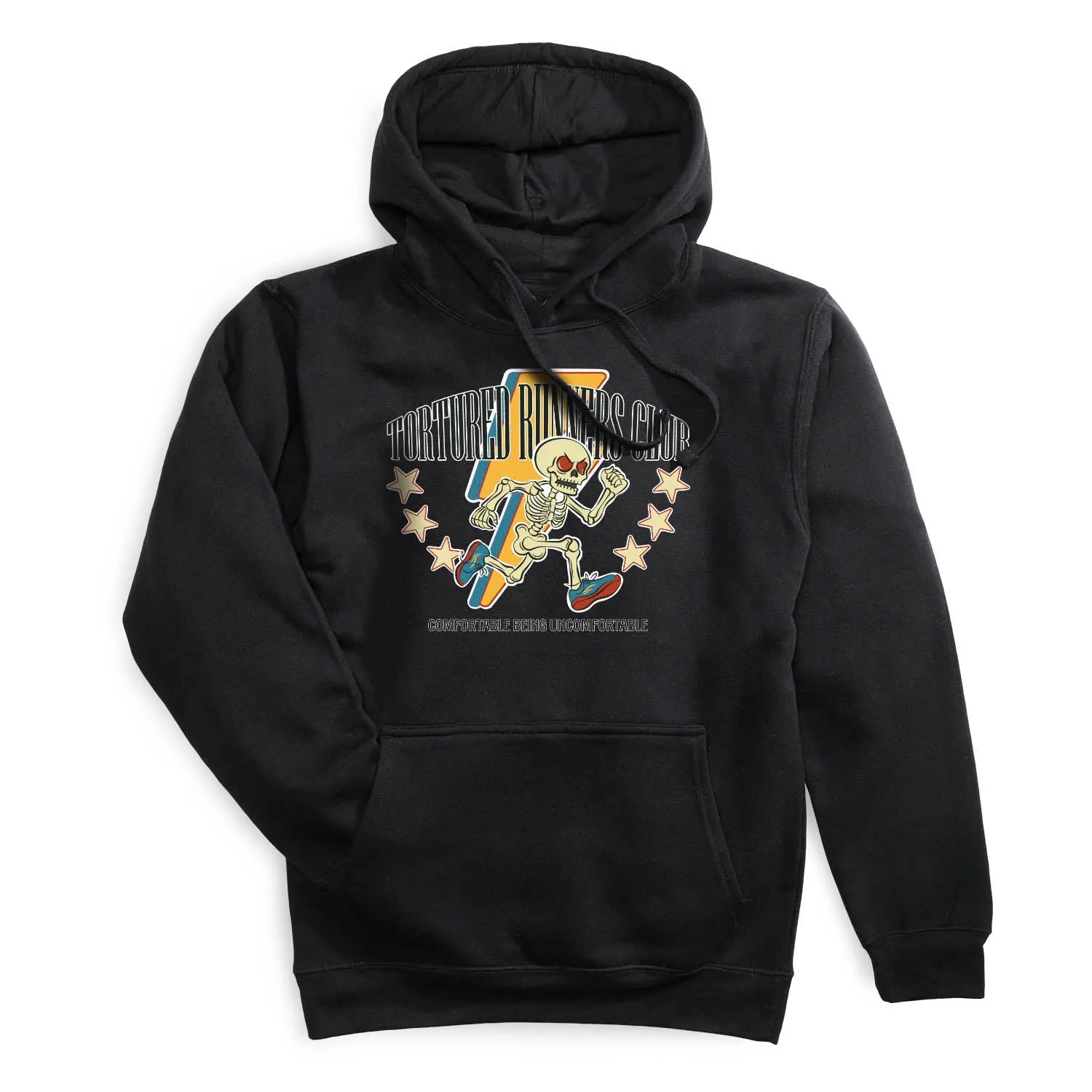 Statement Fleece Hoodie - The Tortured Runners Club AntiStaticMaterial Night Out