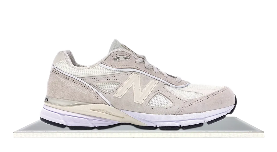 New Balance 990v4 Stussy Cream Comfortable Shank