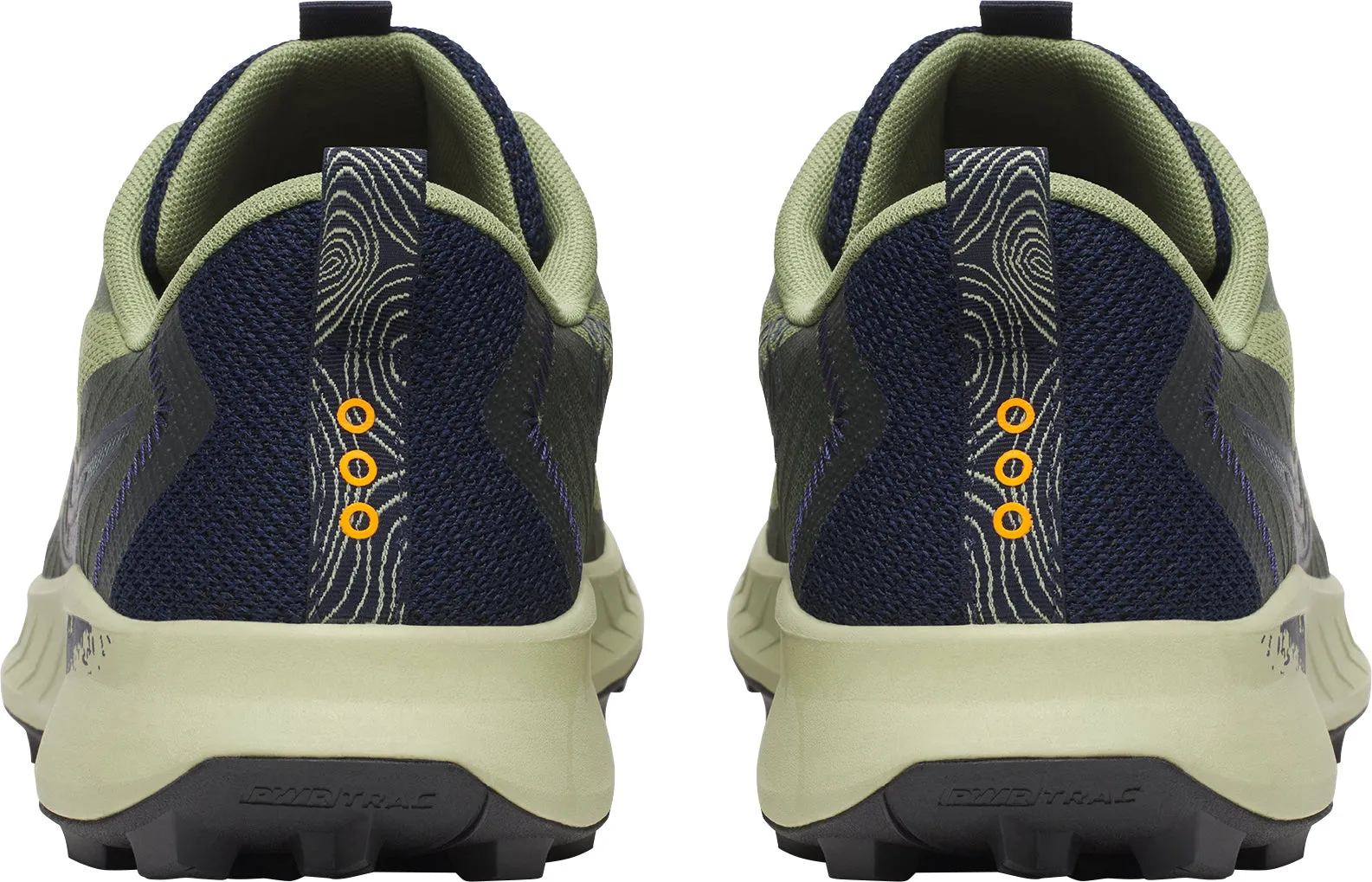 Saucony Peregrine 15 GORE-TEX Mens Trail Running Shoes - Green leather shoes