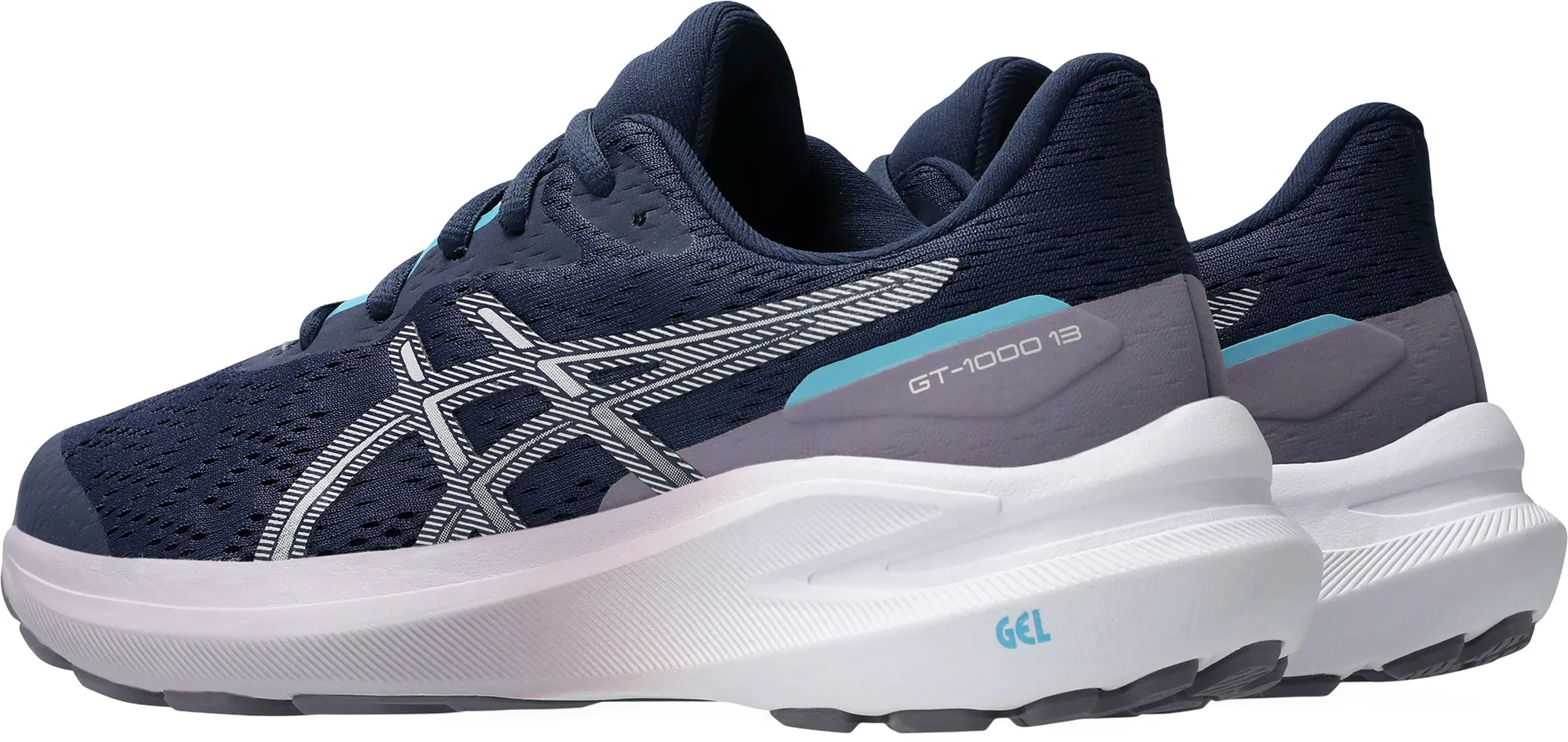 Asics GT 1000 13 GS Junior Running Shoes - Blue Anatomical shape