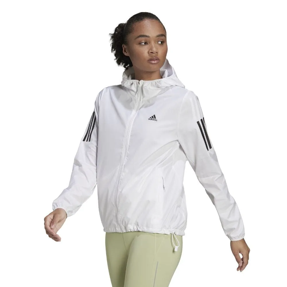 Adidas Women's Own the Run Hooded Windbreaker rural people