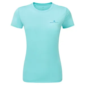 Ronhill Women's Tech Short Sleeve Tee - Aquamint/El Blue Modern Fit