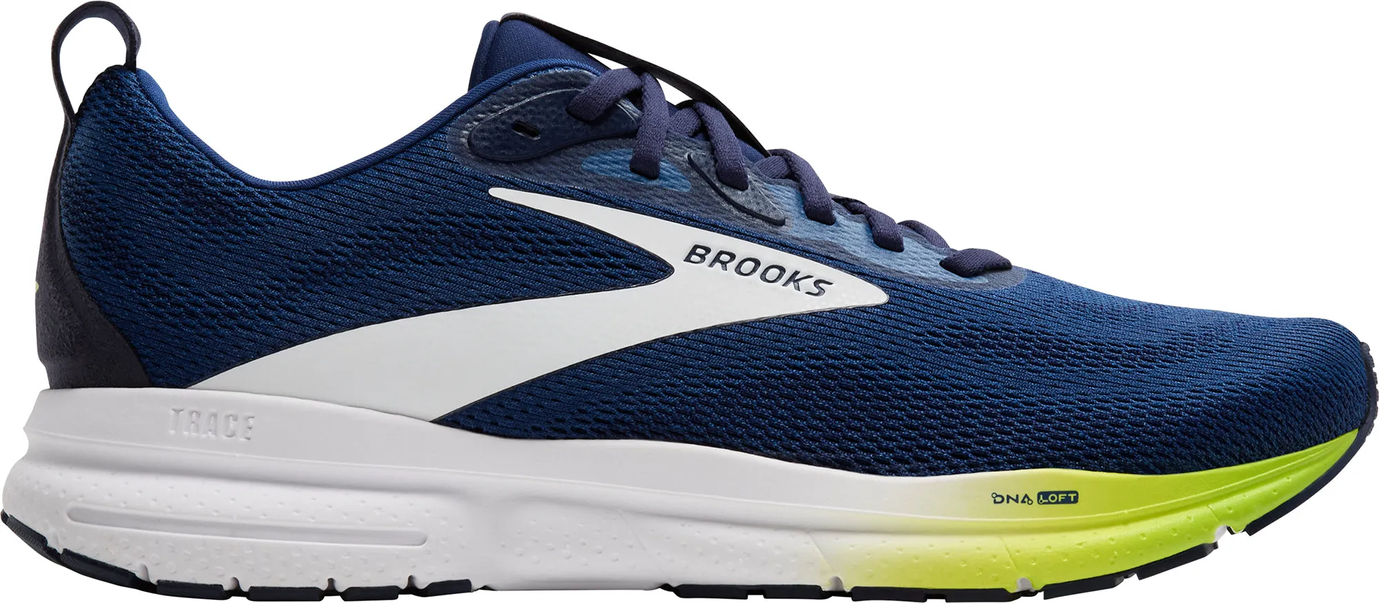 Brooks Trace 4 Mens Running Shoes - Blue Supportive arch running in light rain shoes