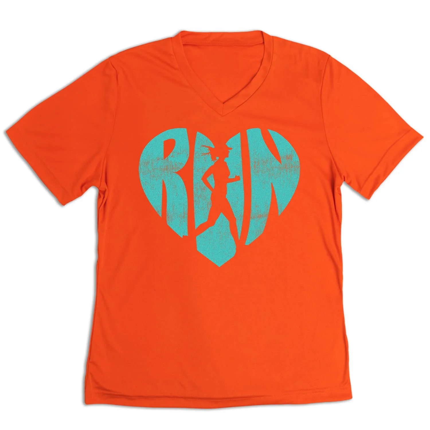 Women's Short Sleeve Tech Tee - Love The Run Effortless Fashion