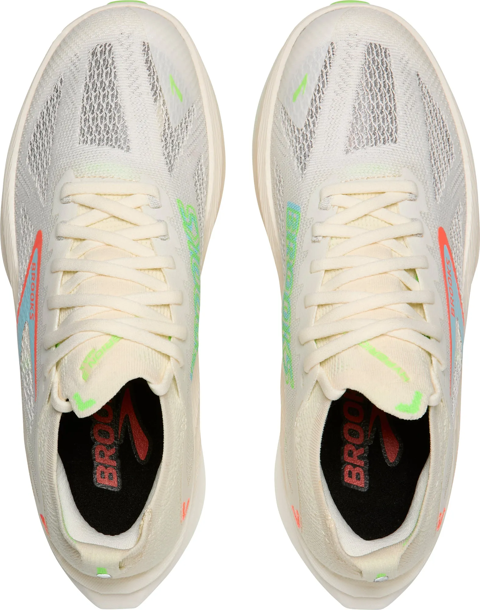 Wear resistant Brooks Hyperion Max 3 Womens Running Shoes - Cream