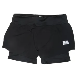 SAYSKY Women's 2 In 1 Shorts Black Layer Safe