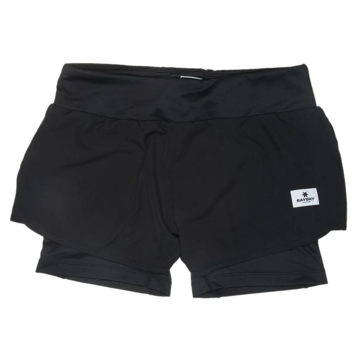 SAYSKY Women's 2 In 1 Shorts Black Layer Safe