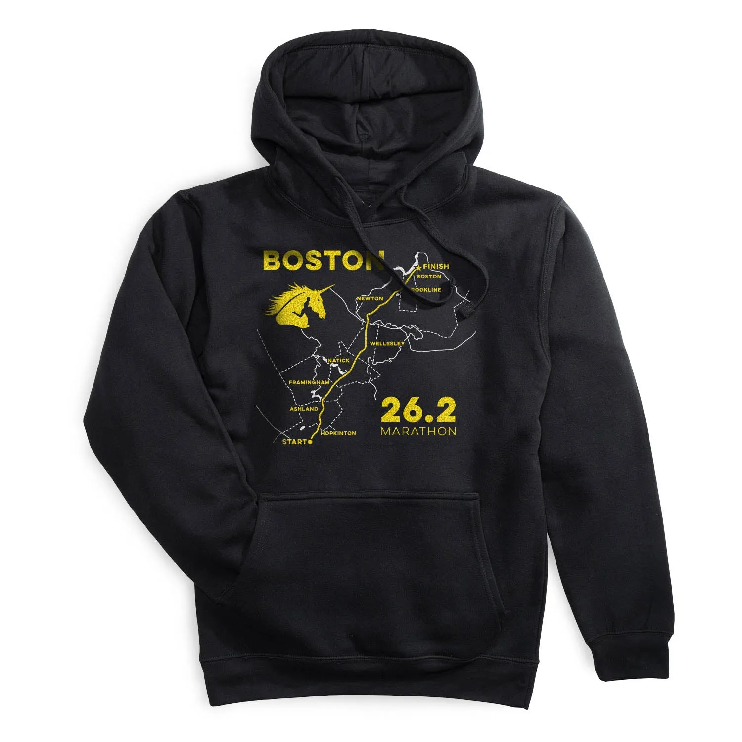 Statement Fleece Hoodie - Boston Route Fashion Layer