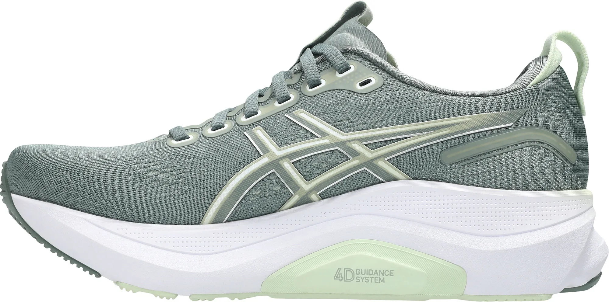 Asics Gel Kayano 32 Womens Running Shoes - Green Enhanced Torsion Stability Ventilated Uppers
