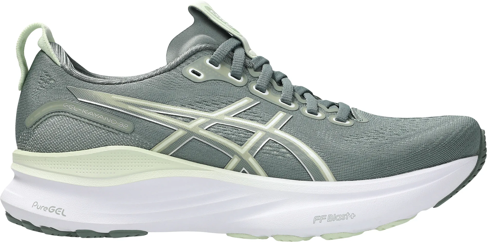 social running shoe appeal closed - toe - feature shoes Asics Gel Kayano 32 Womens Running Shoes - Green