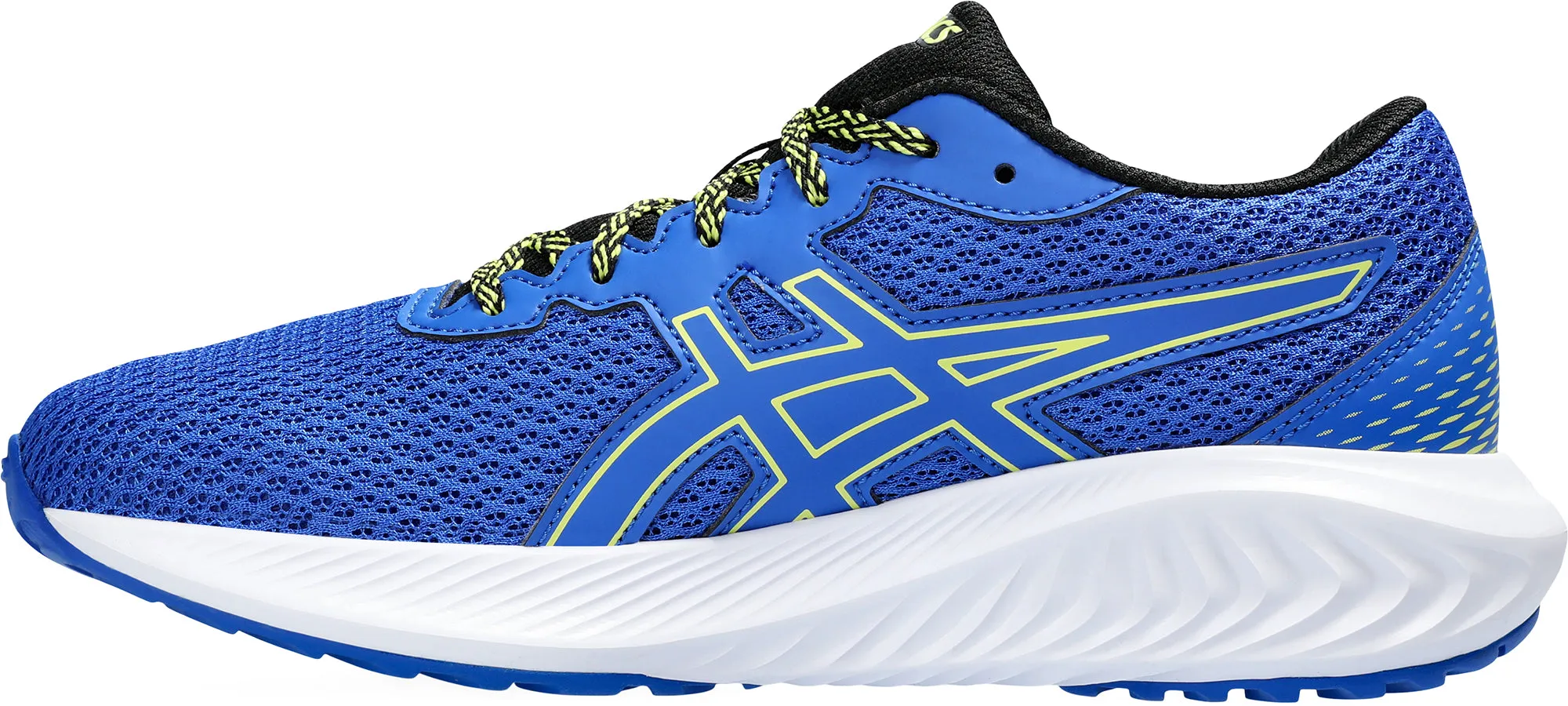Asics Gel Excite 10 GS Junior Running Shoes - Blue Tread Pattern Design