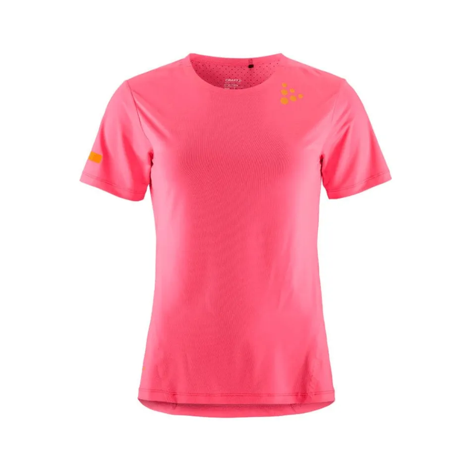 Craft Women's Pro Hypervent Tee 2 Fuchsia SS24 Day-to-Day Comfort Street Trendy
