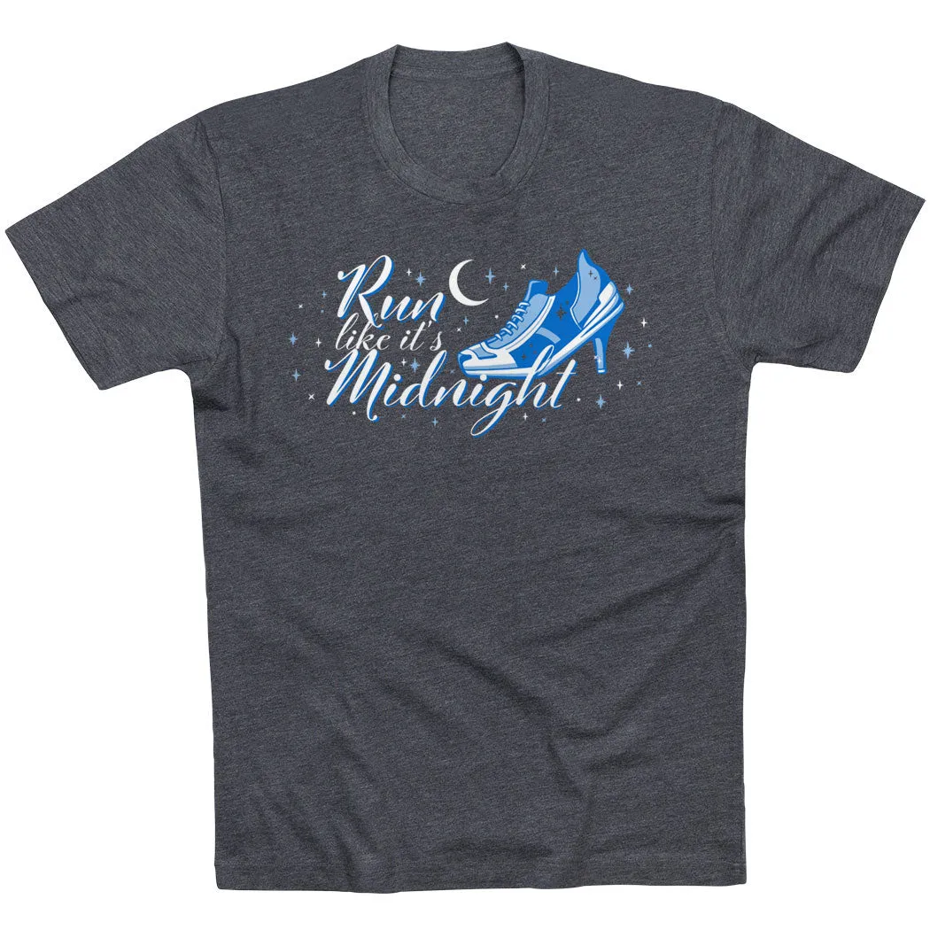 Running Short Sleeve T-Shirt - Run Like It's Midnight Smooth Finish