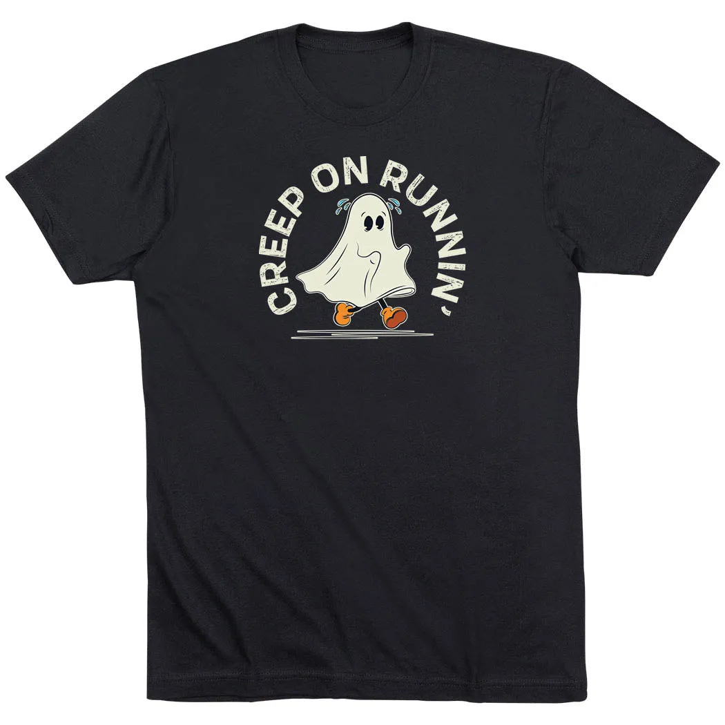 Running Short Sleeve T-Shirt - Creep On Runnin' Camping attire
