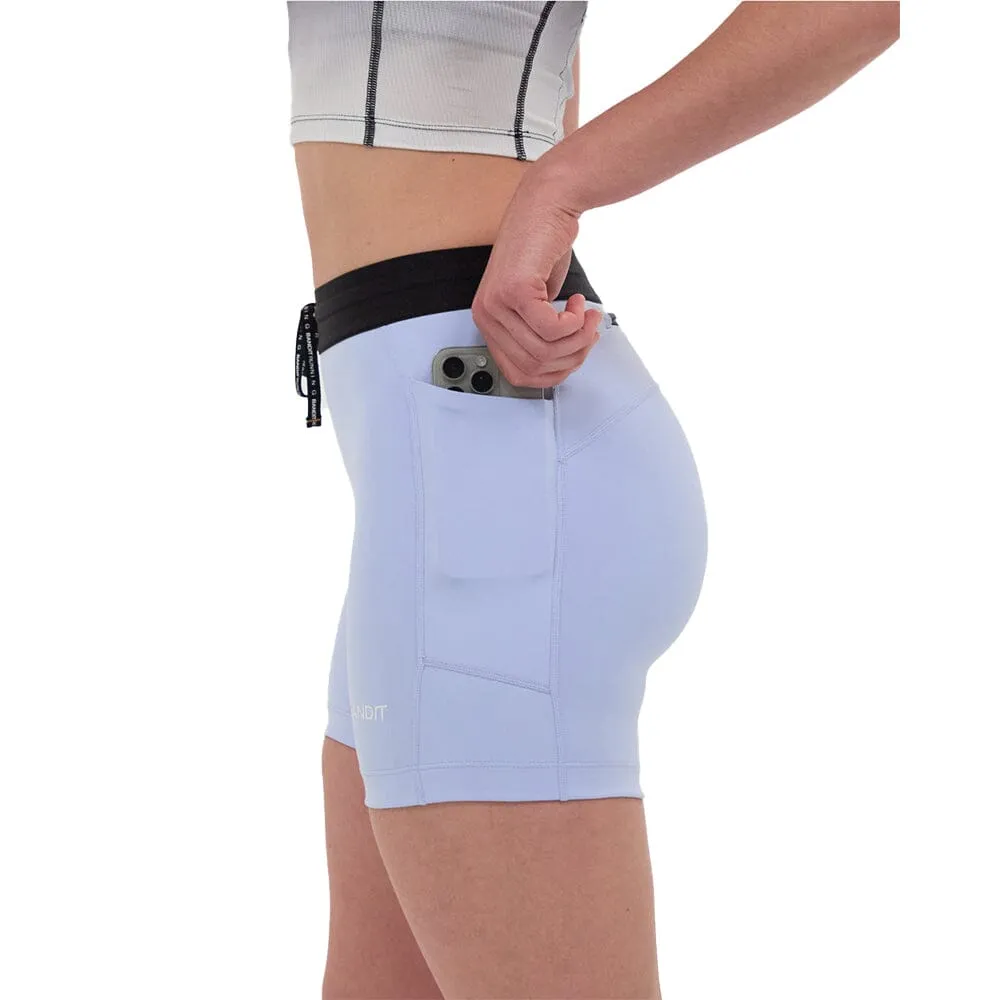 Light Fit Wear Moisture Wicking Material Bandit Running Women's Stamina? 5" Compression Shorts